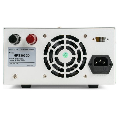 Лабораторный блок питания Masteram HPS3030D Превью 2