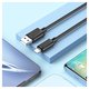 USB кабель Hoco X88, USB тип-A, Lightning, 100 см, 2,4 А, черный, #6931474783301 Превью 1