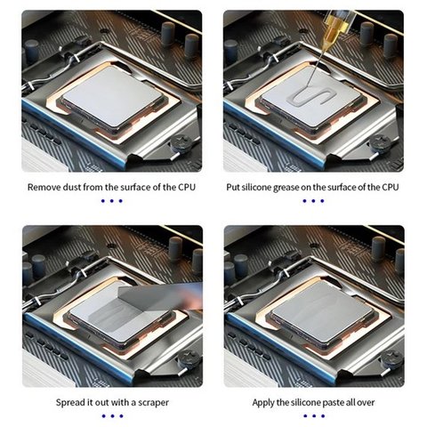 Pasta térmica Mechanic TP63, de silicona, en jeringa, 3 ml Foto 1