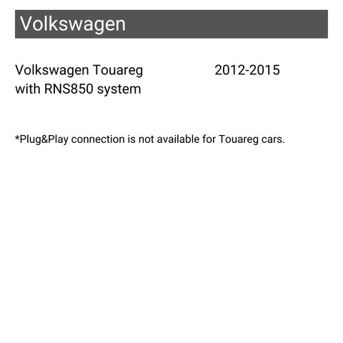 Адаптер подключения камеры заднего вида для Audi MMI 3G+, Volkswagen Touareg Превью 2