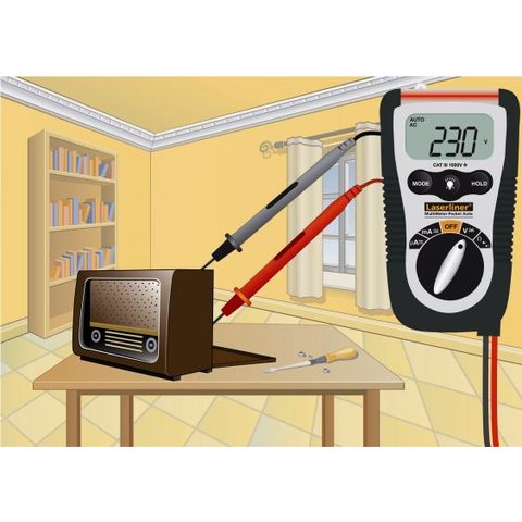 Кишеньковий цифровий мультиметр Laserliner MultiMeter-Pocket Прев'ю 1