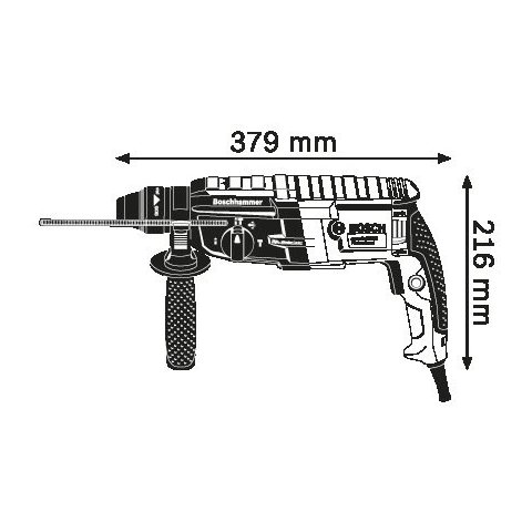 Перфоратор професійний Bosch GBH 2-28 Прев'ю 1