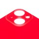 Задня панель корпуса для iPhone 14, червона, не потрібно знімати скло камери, big hole Прев'ю 1