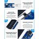 Тест-кабель живлення з платою запуску батареї Sunshine SS-903 SE для Apple iPhone 11, iPhone 11 Pro, iPhone 11 Pro Max, iPhone 12, iPhone 12 mini, iPhone 12 Pro, iPhone 12 Pro Max, iPhone 13, iPhone 13 mini, iPhone 13 Pro, iPhone 13 Pro Max, iPhone 14, iPhone 14 Plus, iPhone 14 Pro, iPhone 14 Pro Max, iPhone 15, iPhone 15 Plus, iPhone 15 Pro, iPhone 15 Pro Max, iPhone 16, iPhone 16 Plus, iPhone 16 Pro, iPhone 16 Pro Max, iPhone 8, iPhone 8 Plus, iPhone SE, iPhone SE 2020, iPhone X, iPhone XR, iPhone XS, iPhone XS Max Прев'ю 5