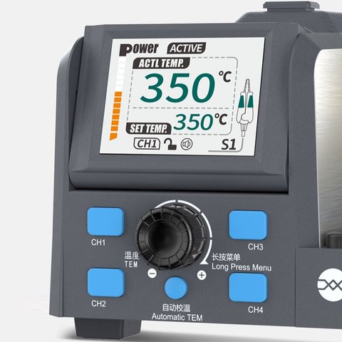 Паяльна станція Sunshine S1, цифрова, 80 Вт, з ручкою у вигляді пінцета Прев'ю 6