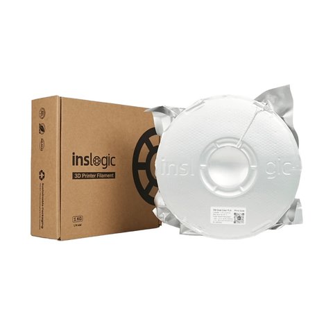 Філамент для 3D-принтера INSLOGIC PLA Silk Fuchsia Blue, 1 кг Прев'ю 3