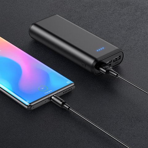 USB кабель Borofone BX41, USB тип-C, USB тип-A, 100 см, 3 A, чорний, магнітний, #6931474738462 Прев'ю 3