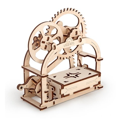 Механічний 3D-пазл UGEARS Шкатулка-візитниця Прев'ю 3