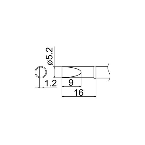 Soldering Tip HAKKO T12-DL52 Preview 4